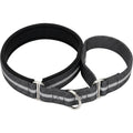 Basy Reflective Padded Limited-Slip Pet Collar 42-60 cm Charcoal - Product view